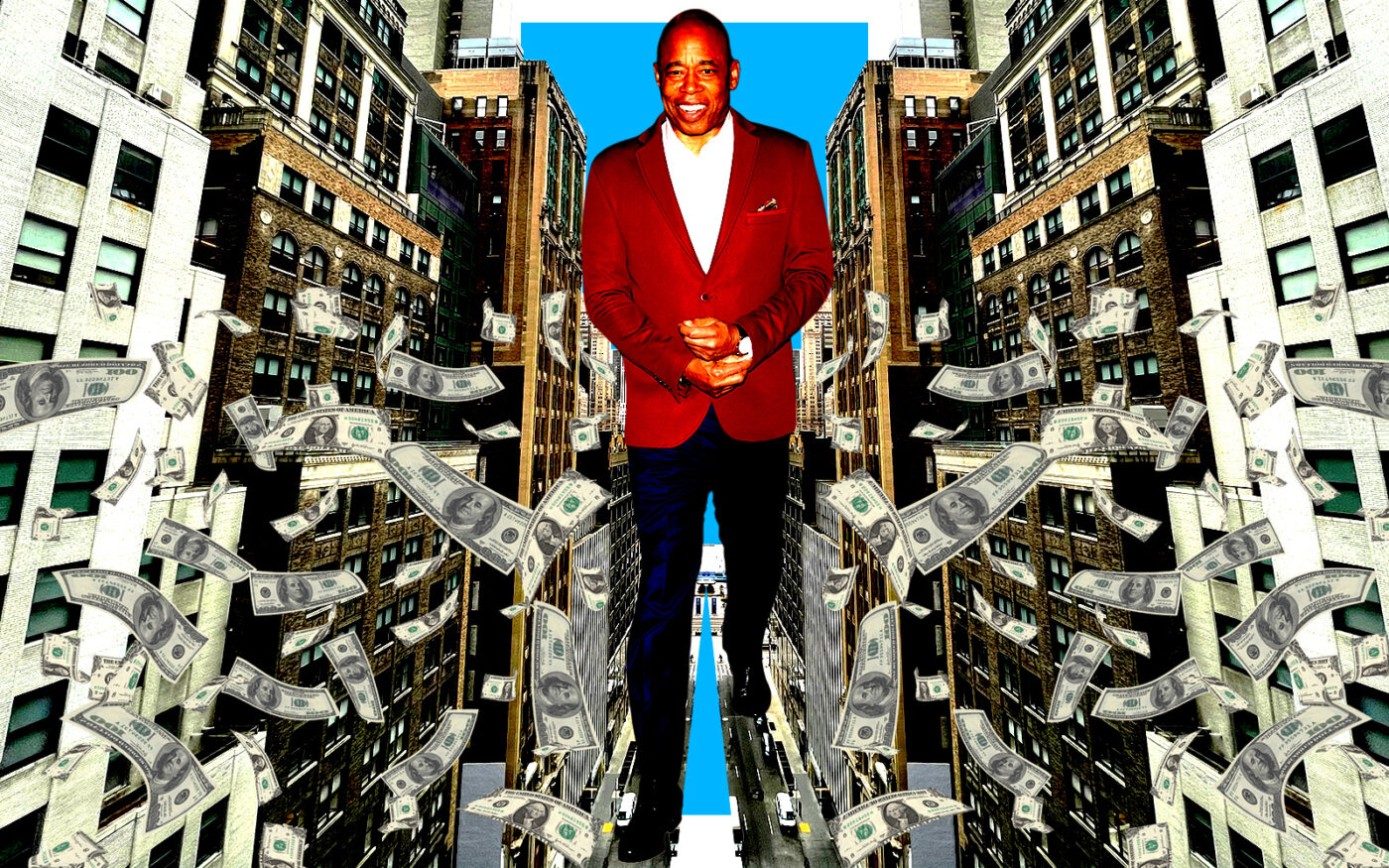 Mayor of New York City Eric Adams (Photo Illustration by Steven Dilakian for The Real Deal with Getty)