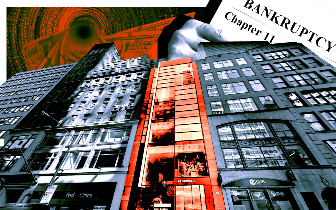 A photo illustration of 14 East 52nd Street (Getty, Google Maps)