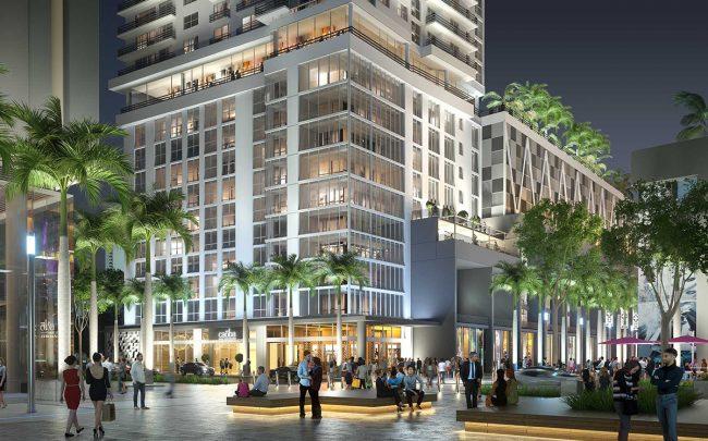 Rendering of Caoba at 698 Northeast First Avenue in Miami