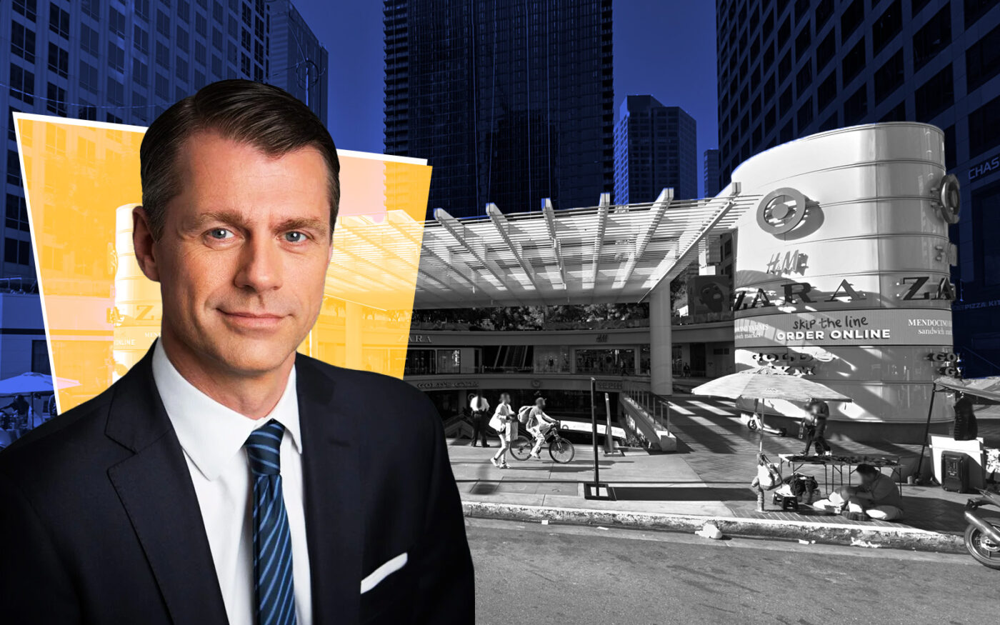 Brookfield's Brian Kingston and 735 South Figueroa Street in L.A.