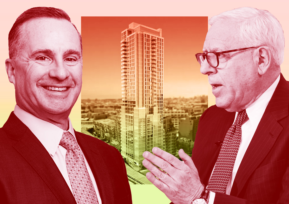 Hal Fetner, The Carlyle Group's David Rubenstein and 26-32 Jackson Avenue