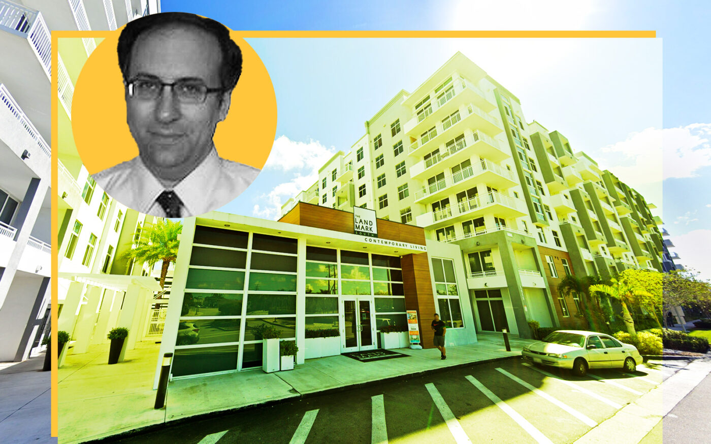 The Landmark South apartment complex at 6055 Northwest 105th Court in Doral with JBS Capital Group’s Jay Lobell