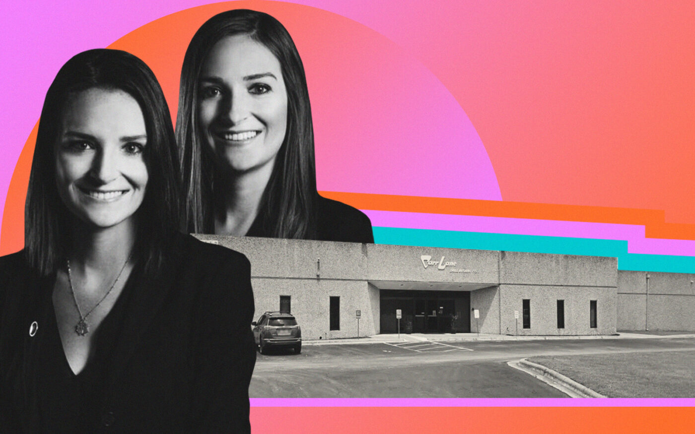 MG2's Jessica Miller Essl and Susan Grupp with 4806 Commercial Park Drive