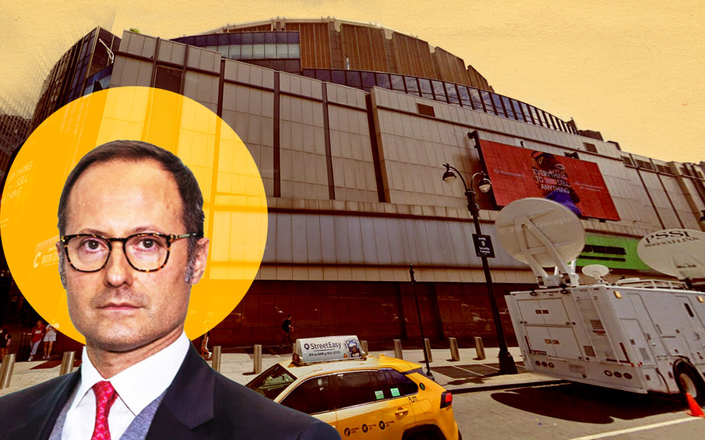 The Theater at Madison Square Garden, ASTM's Umberto Tosoni (ASTM, Google Maps, Getty)