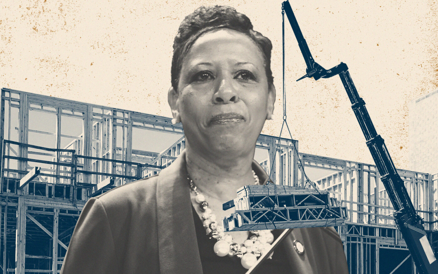 New York City Council Speaker Adrienne Adams; construction