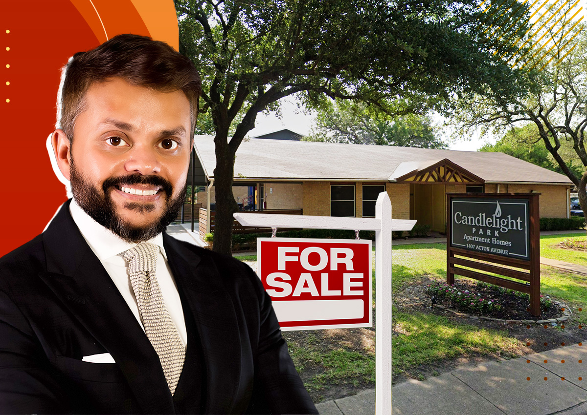 Nitya Capitals' Swapnil Agarwal and Candlelight Park Apartments at 1407 Acton Avenue in Duncanville