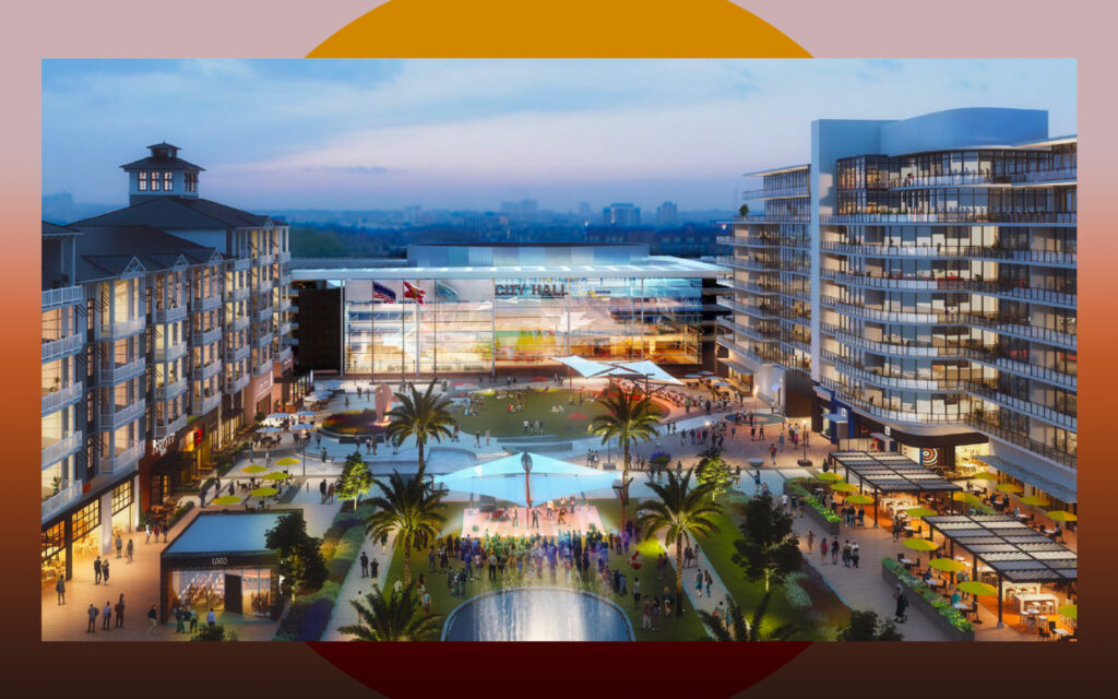 A rendering of RocaPoint's Pompano Beach master plan 