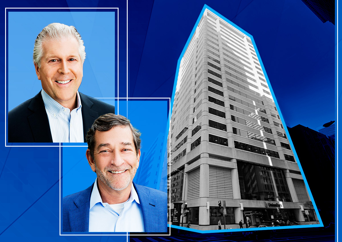 SKS Real Estate Partners Dan Kingsley and Paul Stein with 350 California Street, San Francisco
