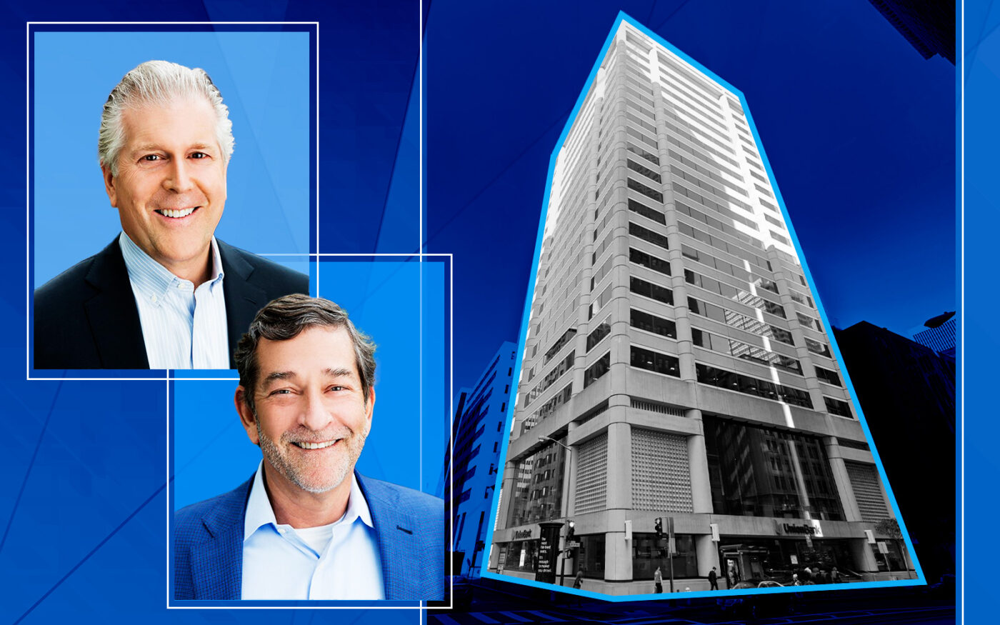 SKS Real Estate Partners Dan Kingsley and Paul Stein with 350 California Street, San Francisco