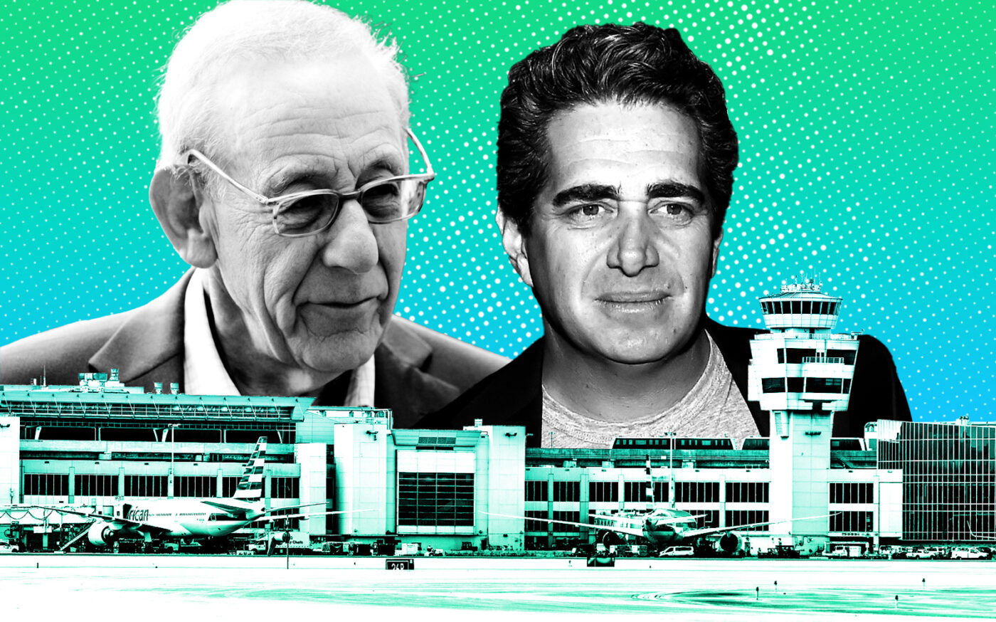 Related's Steven Ross and Fontainebleau Development's Jeffrey Soffer with Miami International Airport