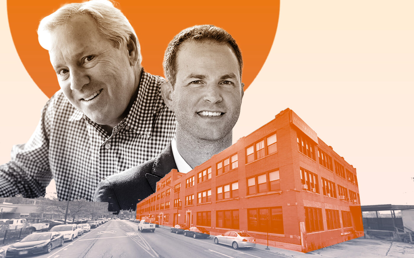 Heart of America CEO Mike Whalen, Jon Morgan, and 2032 North Clybourn Avenue
