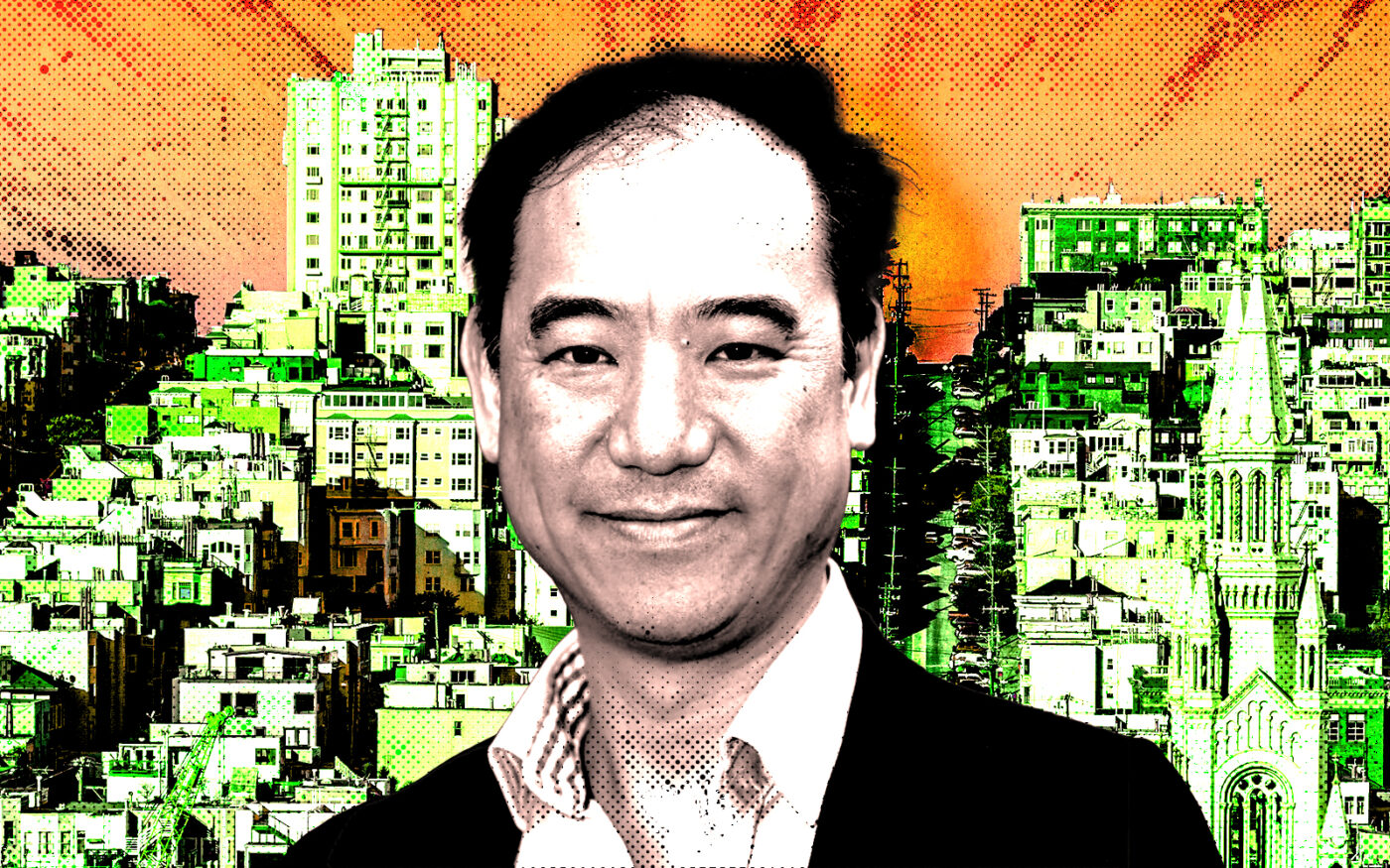 A photo illustration of Veritas CEO Yat Pang Au (Getty, LinkedIn/Yat Pang Au)
