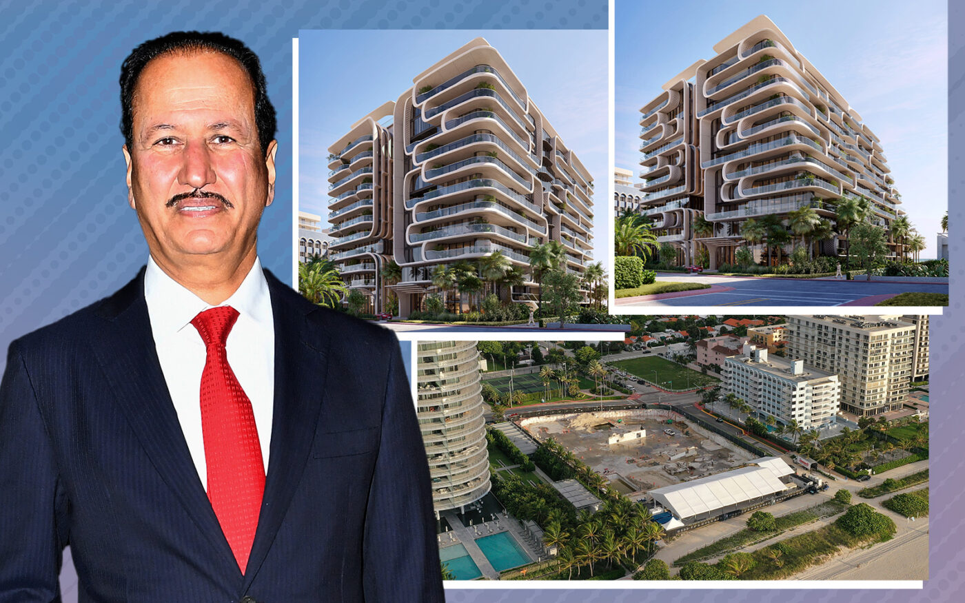 New plans for the Surfside condo collapse site by Hussain Sajwani of Damac Properties