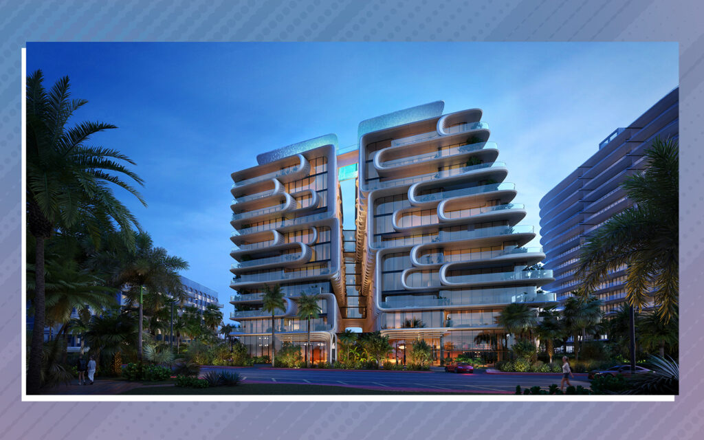 Scheme B renderings of the project planned for the Surfside collapse site