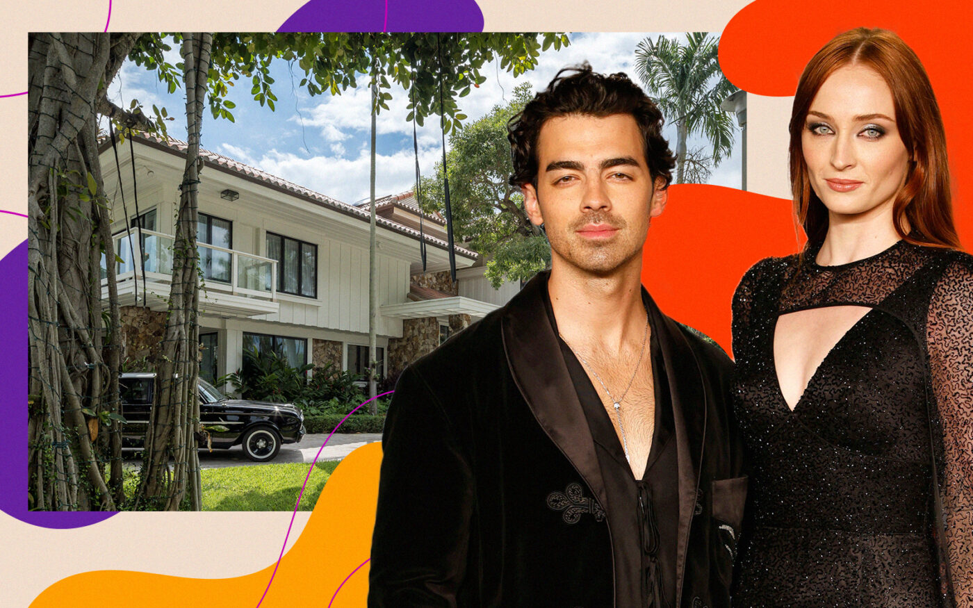 Joe Jonas and Sophie Turner with 4400 Island Road