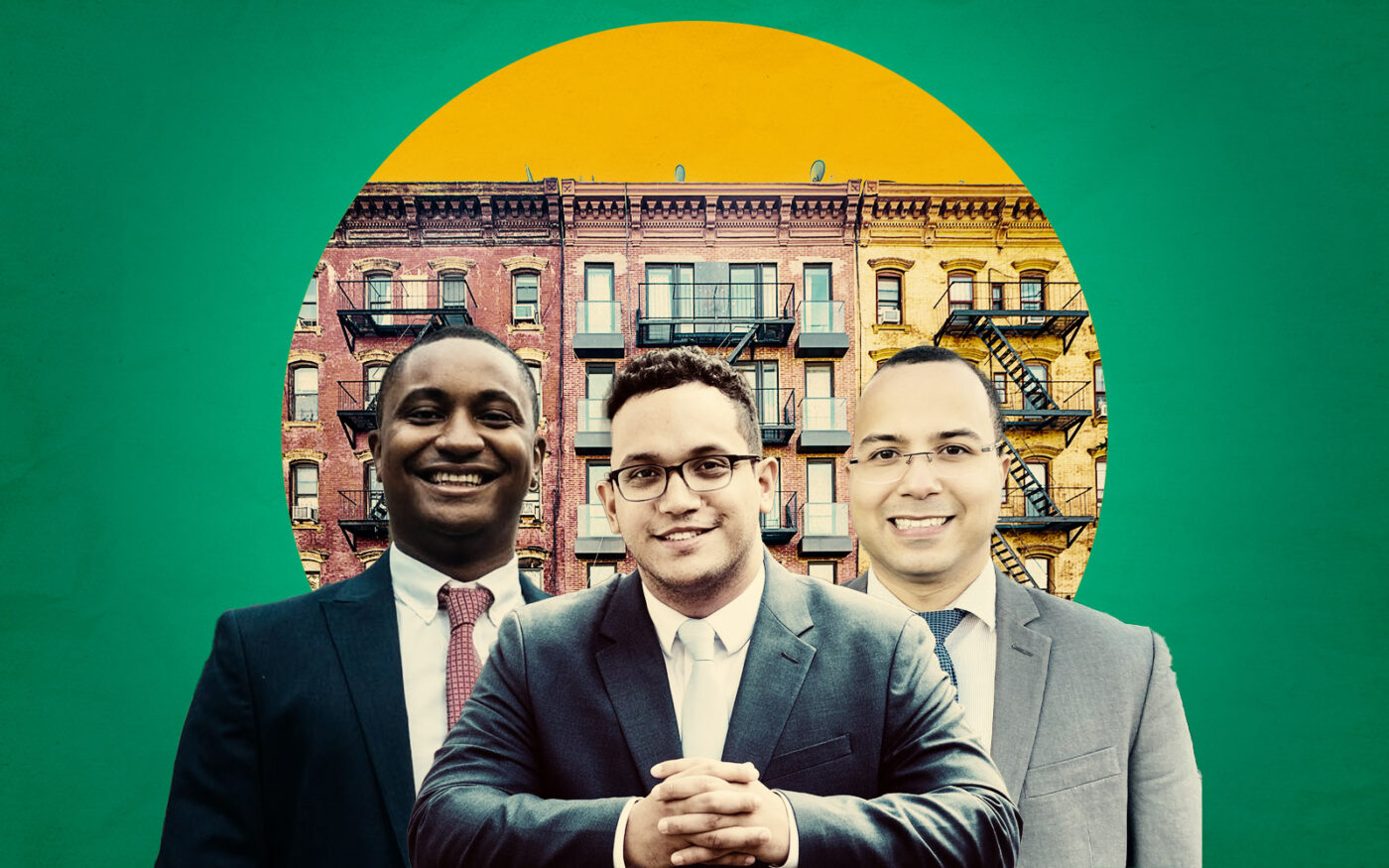 New York City Council Member's Chi Ossé, Shaun Abreu and Oswald Feliz (New York City Council, Getty)