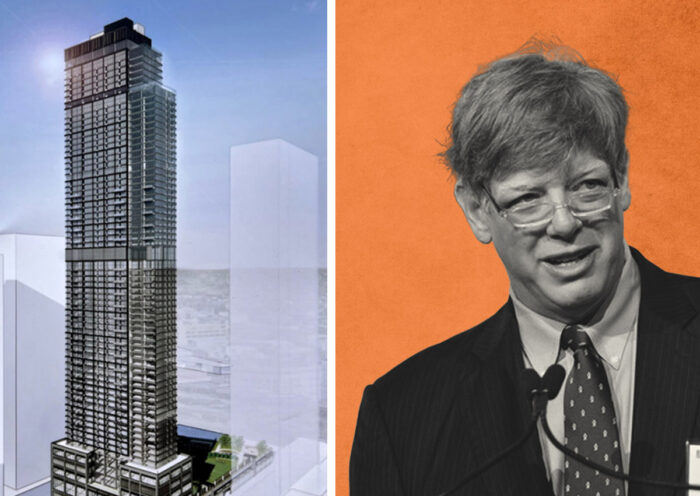 Render of 42-02 Orchard Street, BLDG Management's Lloyd Goldman (Getty, Perkins Eastman Architects)