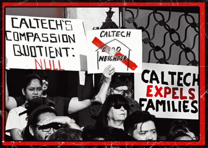 400 South Mentor Avenue tenants protest CalTech evictions