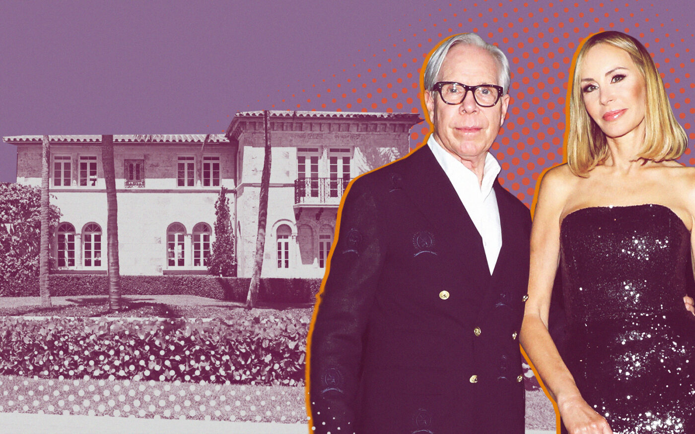 Tommy Hilfiger and Dee Ocleppo with 930 South Ocean Boulevard
