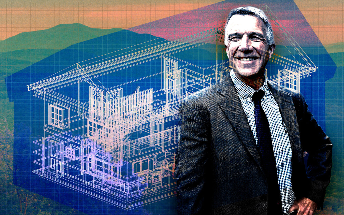 A photo illustration of Governor of Vermont Phil Scott (Getty)