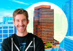 Atlassian's Scott Farquhar and the Skyline Tower in Bellevue
