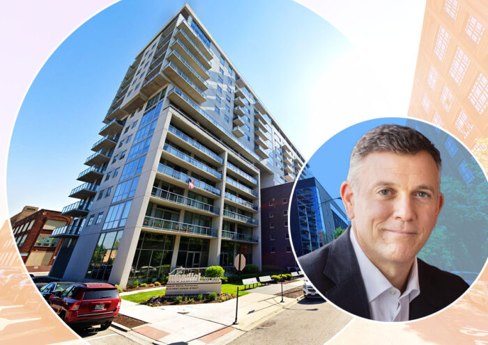 Barings CEO Michael Freno and Mondial River West apartments