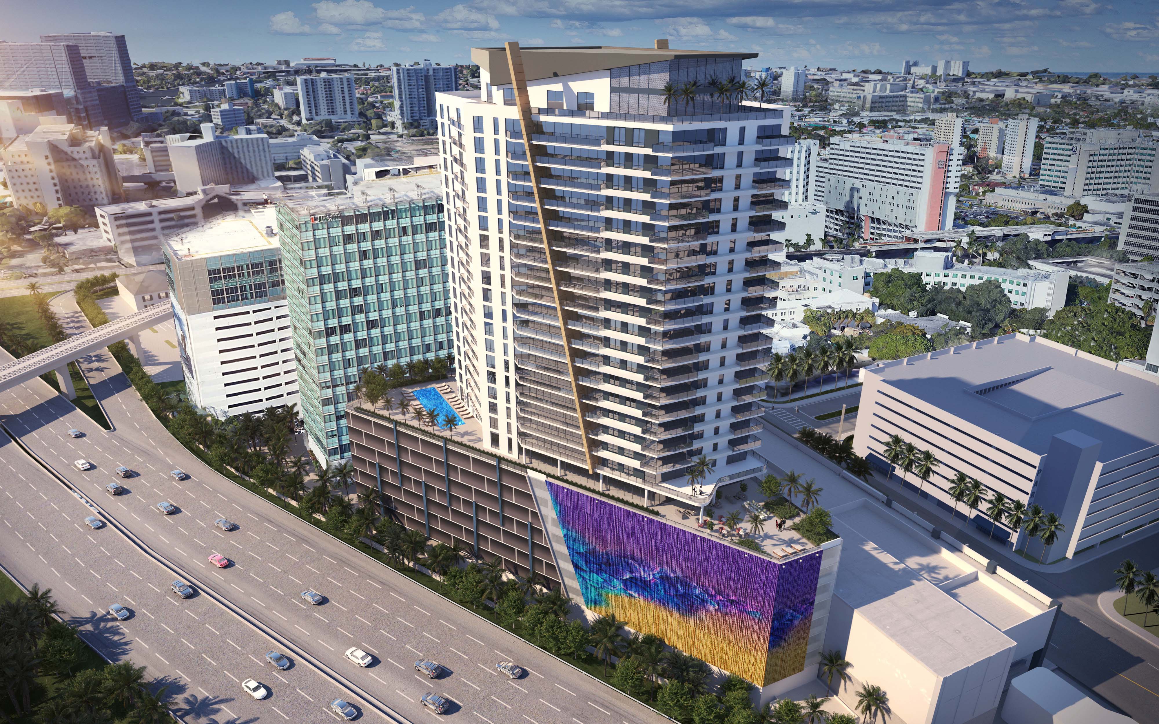Renderings of the project at 1050 Northwest 14th Street (Congress Group)