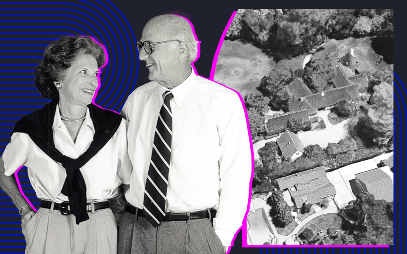 Don and Doris Fisher with 178 Atherton Avenue in Atherton