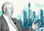 Goldman Sachs' David Solomon with rendering of NorthEnd