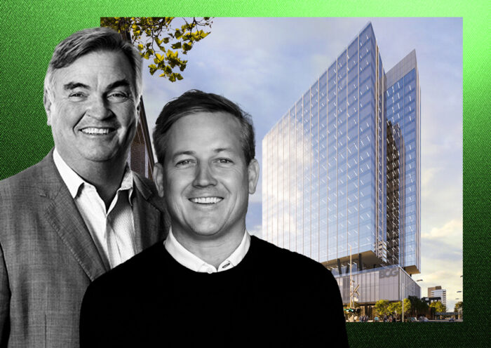 Greenberg Traurig's Brian Duffy, Sterling Bay's Andy Gloor and 360 North Green Street