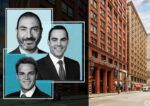 209 W. Jackson and JLL brokers Sam DiFrancesca, Patrick Shields and Bruce Miller
