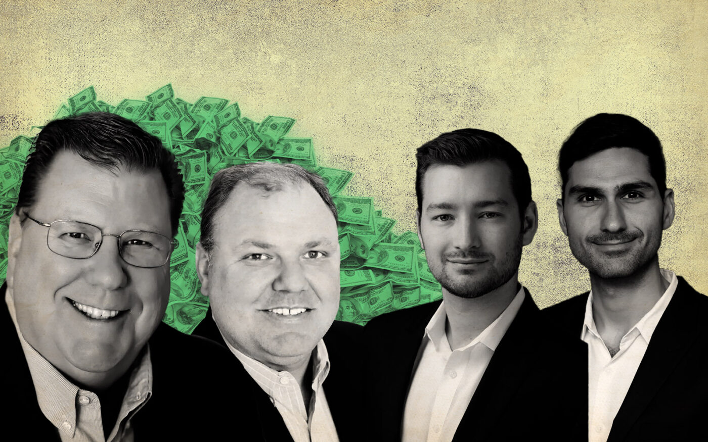 AMC Investments’ James and Kevin Hopper; Tides Equities’ Sean Kia and Ryan Andrade (Getty, AMC Investments, Tides Equities)