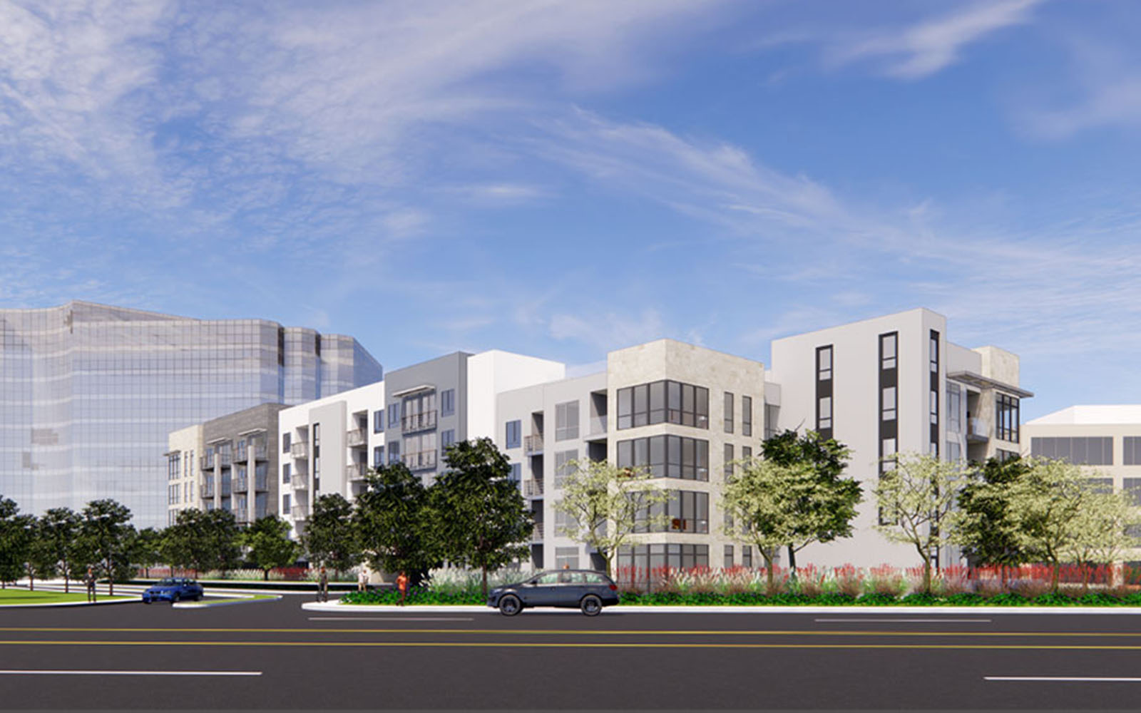 Rendering of the disputed apartment project (City of Newport Beach)
