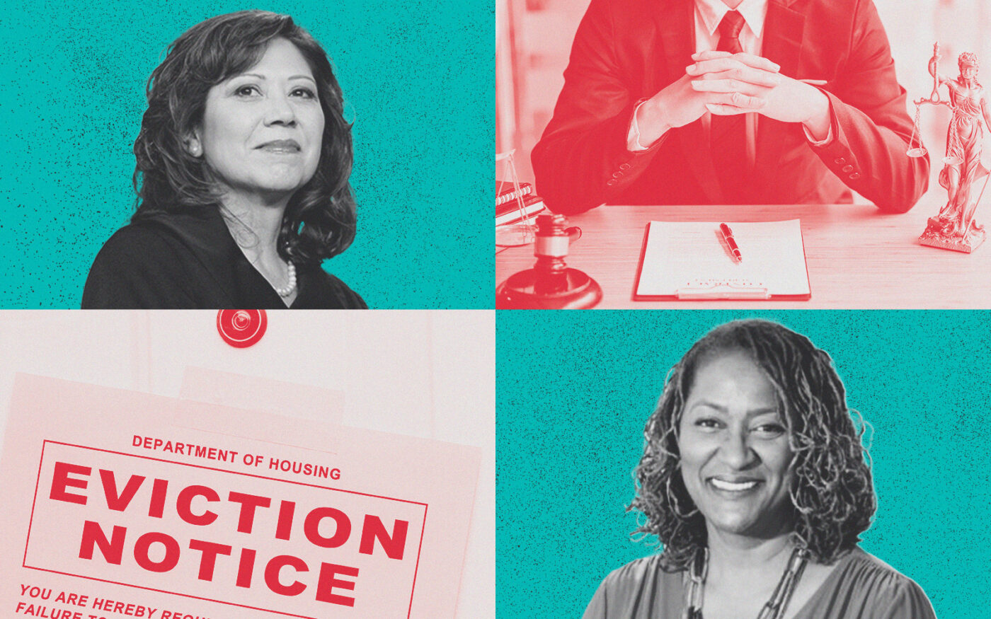 Los Angeles County supervisors' Hilda Solis and Holly Mitchell; attorney; eviction notice