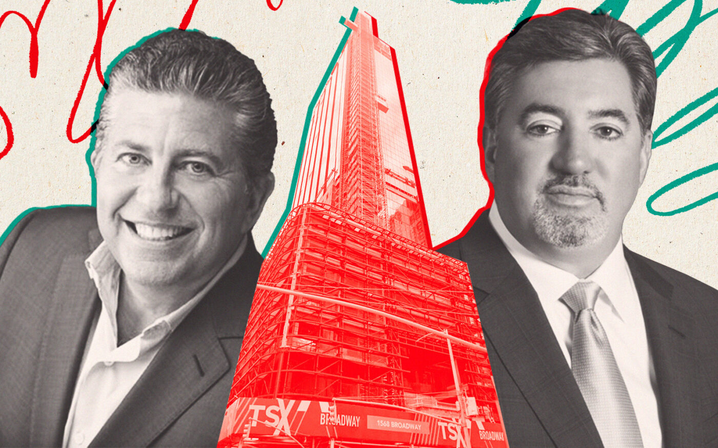 L&L Holding’s Robert Lapidus and USIF’s Nick Mastroianni with 1568 Broadway