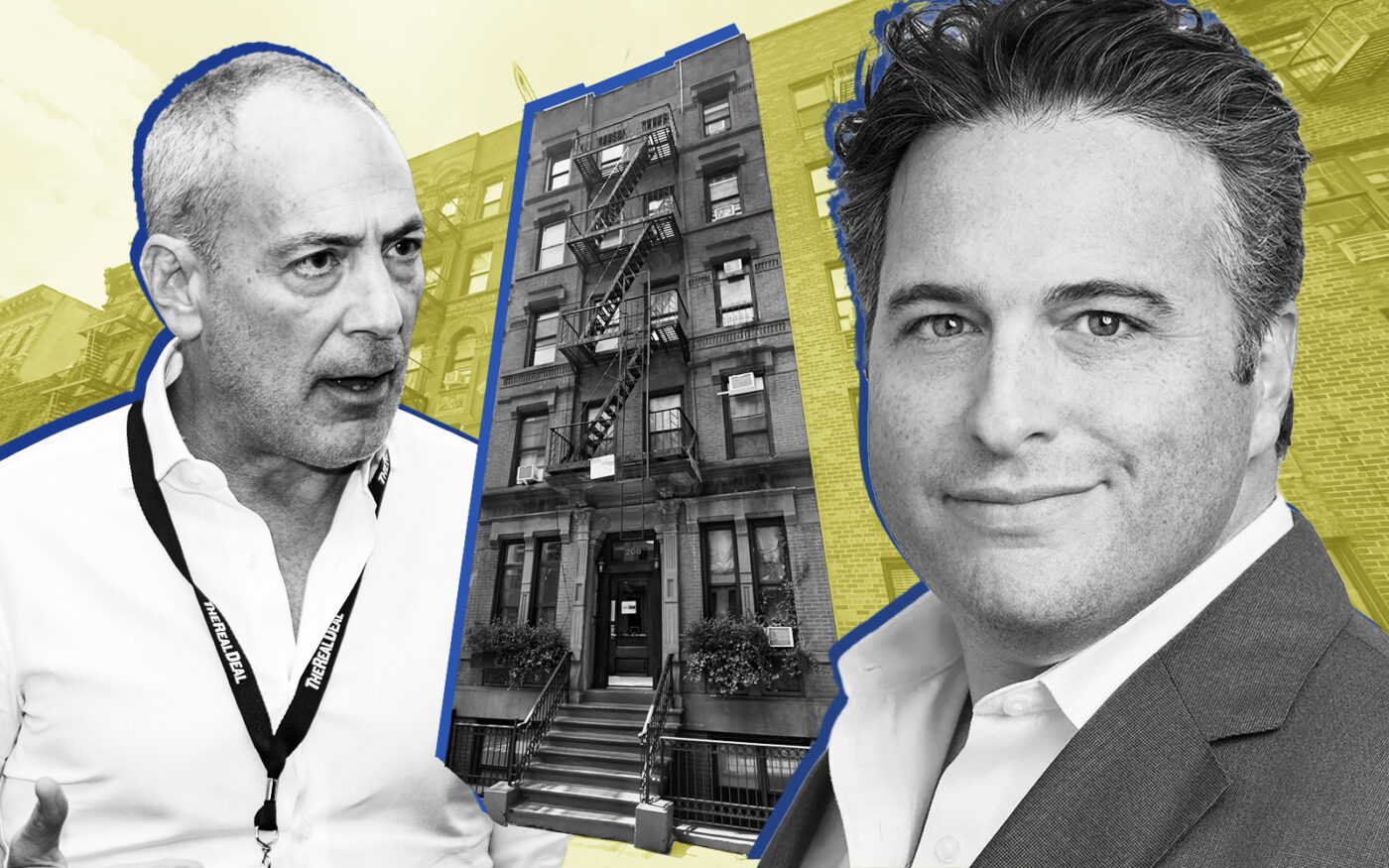 Steve Croman and Maverick Real Estate Partners' David Aviram with 208-214 East 25th Street