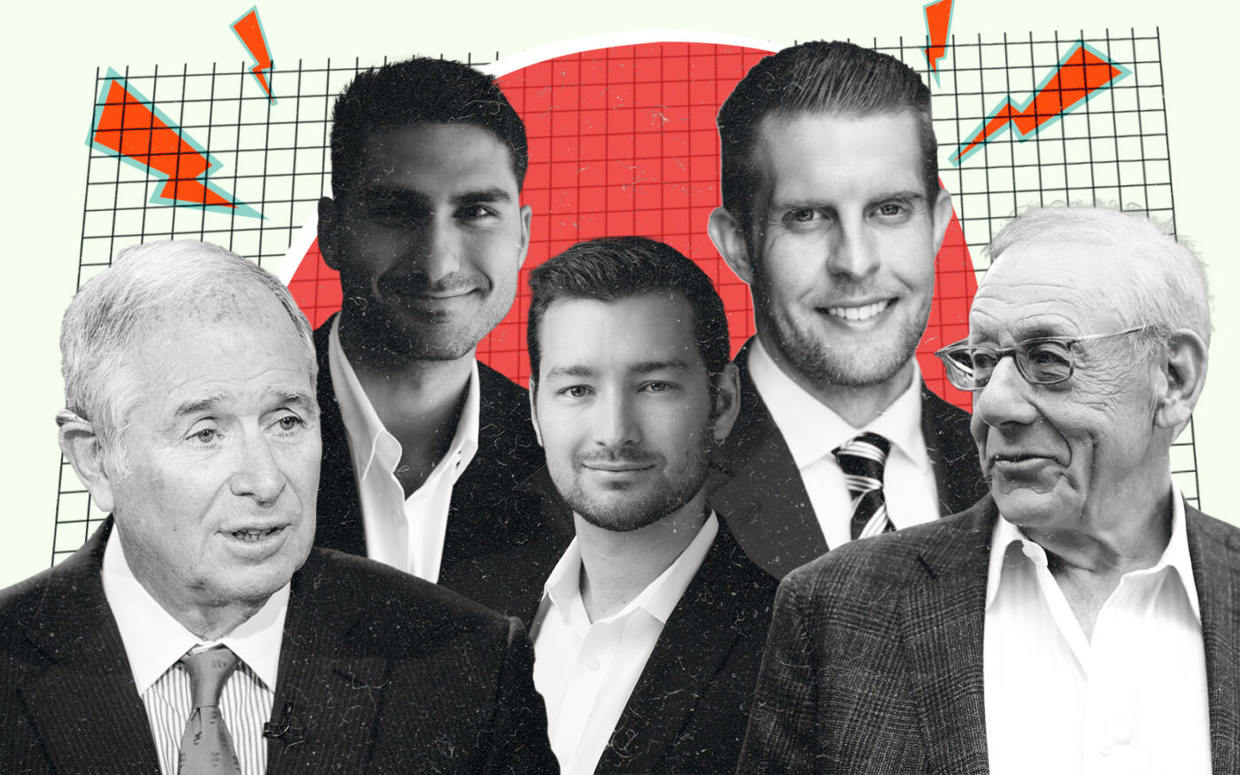 Blackstone's Stephen Schwarzman, Tides Equities’ Sean Kia and Ryan Andrade, Zach Haptonstall and Related's Stephen Ross