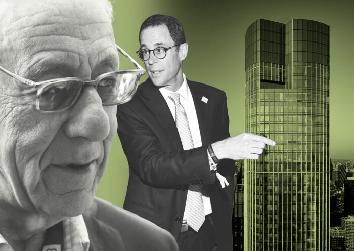 Related's Stephen Ross and Jeff Blau with 35 Hudson Yards