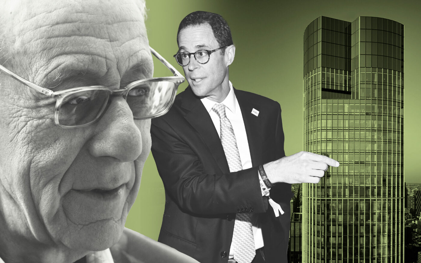 Related's Stephen Ross and Jeff Blau with 35 Hudson Yards