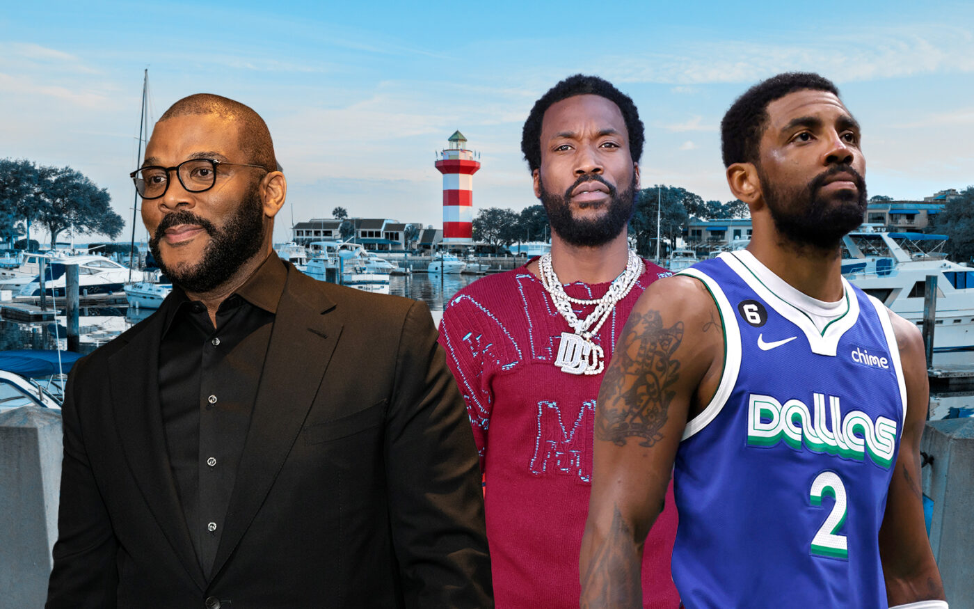 Tyler Perry, Meek Mill, Kyrie Irving and Hilton Head, South Carolina