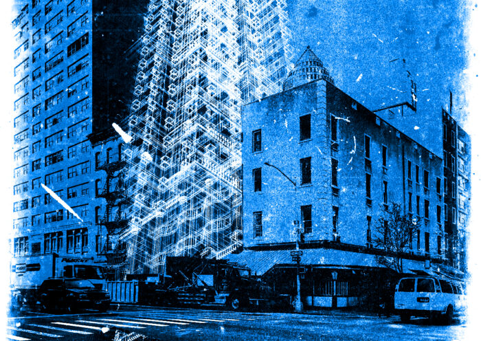 A photo illustration of the site at 1026 Third Avenue (Getty, Google Maps)