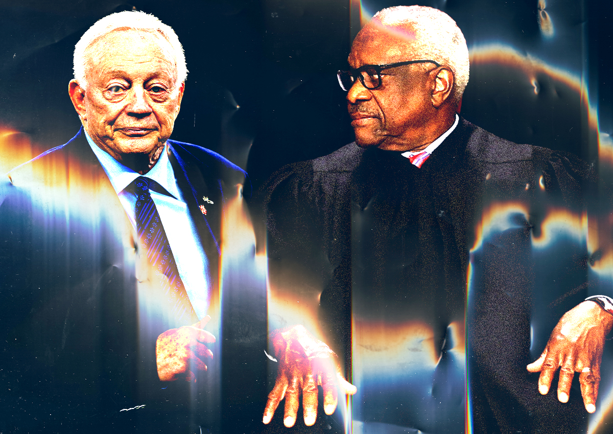 Supreme Court Justice Clarence Thomas received Super Bowl ring from Cowboys  owner Jerry Jones