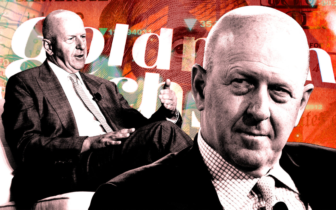 Goldman Sachs' David Solomon (Photo Illustration by Steven Dilakian for The Real Deal with Getty)