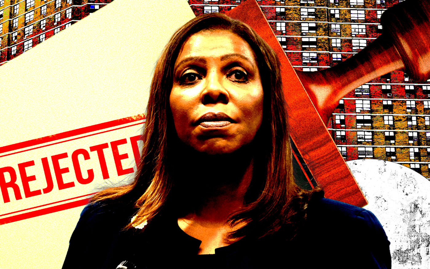 A photo illustration of Attorney General of New York Letitia James (Getty)