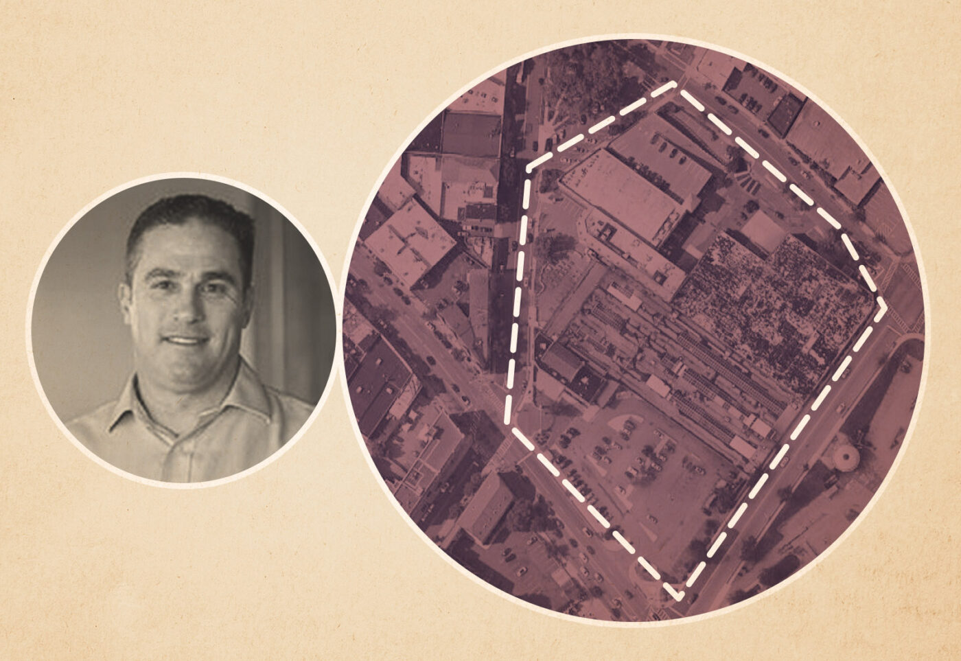 BDP Holdings' Mike Marmis; Lackawanna Plaza (Linkedin, Getty, Google Maps)
