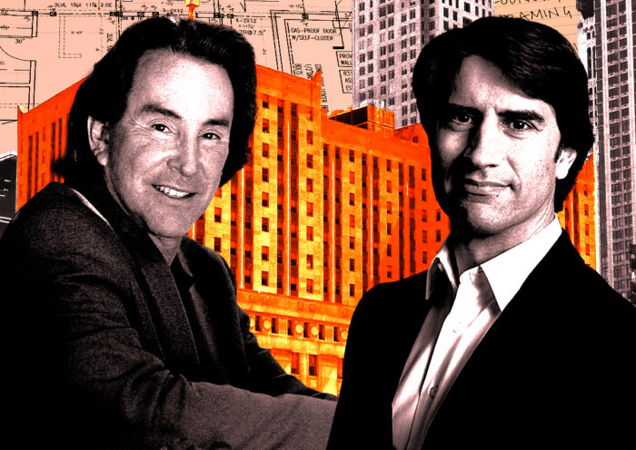 From left: Beanie Babies founder Ty Warner, Four Seasons CEO Alejandro Reynal, and 57 East 57th Street (Getty, Four Seasons, MBandman, CC BY 2.0 - via Wikimedia Commons)