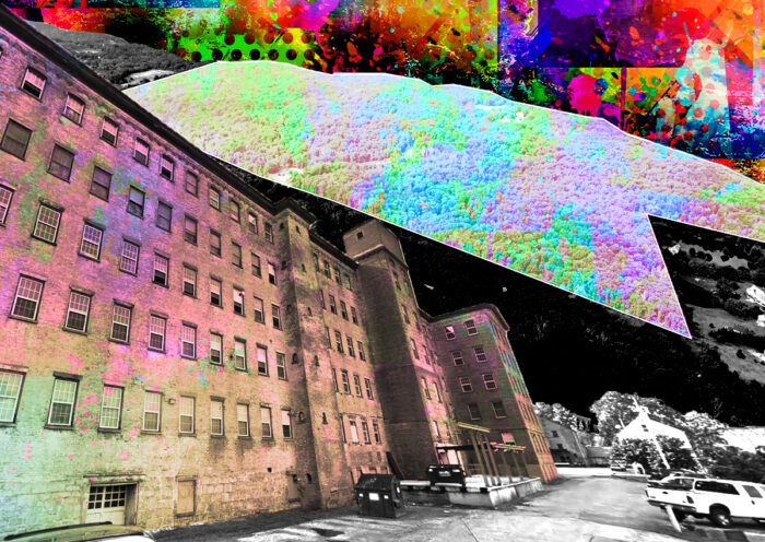 A photo illustration of 302 North Water Street in Newburgh (left) and 200 Blue Point Road in Highland (right) (Getty, LoopNet, Google Maps)