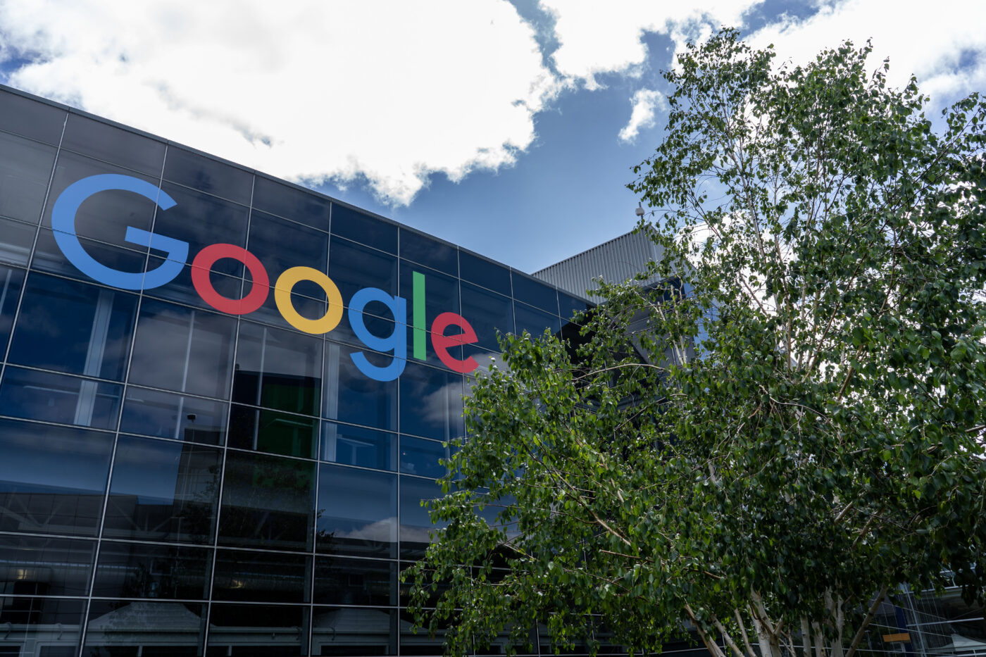 Google campus in Mountain View, California on Wednesday May 10, 2023. (Melina Mara/The Washington Post via Getty Images)