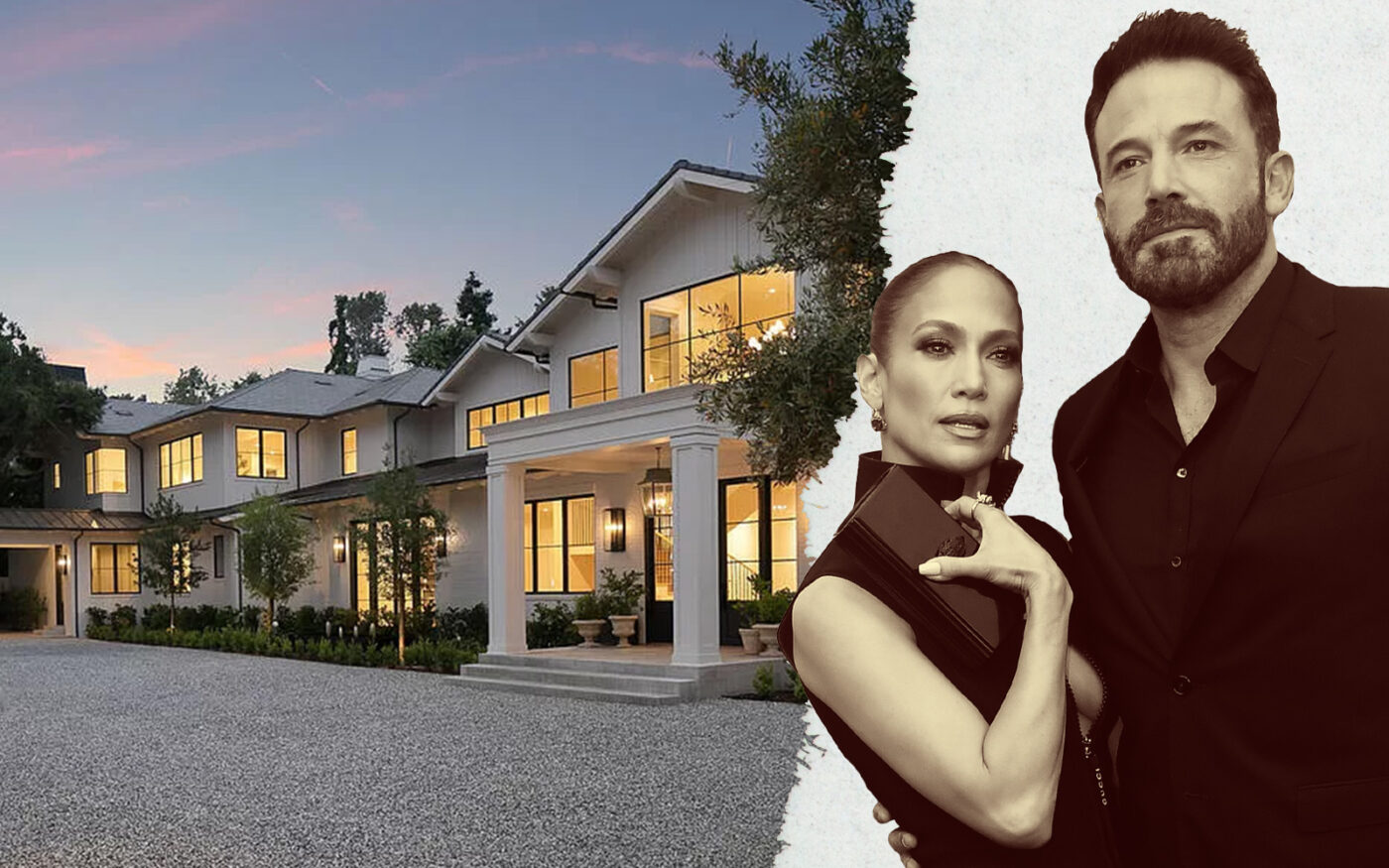 Mansion passed on by J.Lo and Ben Affleck Relists for $30M