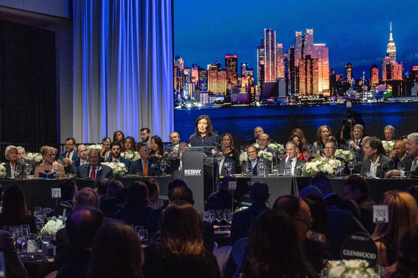 Hochul and Adams Speak at REBNY Gala